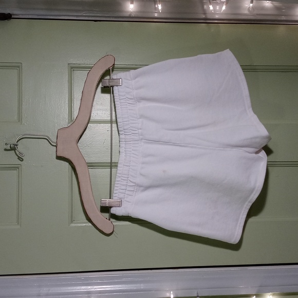 Women's Reflex jogger short black stitch stars 2 pocket white cotton M - Picture 7 of 13